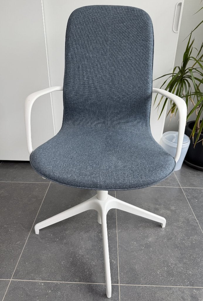 Bureaustoel blauw als nieuw, Ophalen, Blauw, Zo goed als nieuw, Bureaustoel