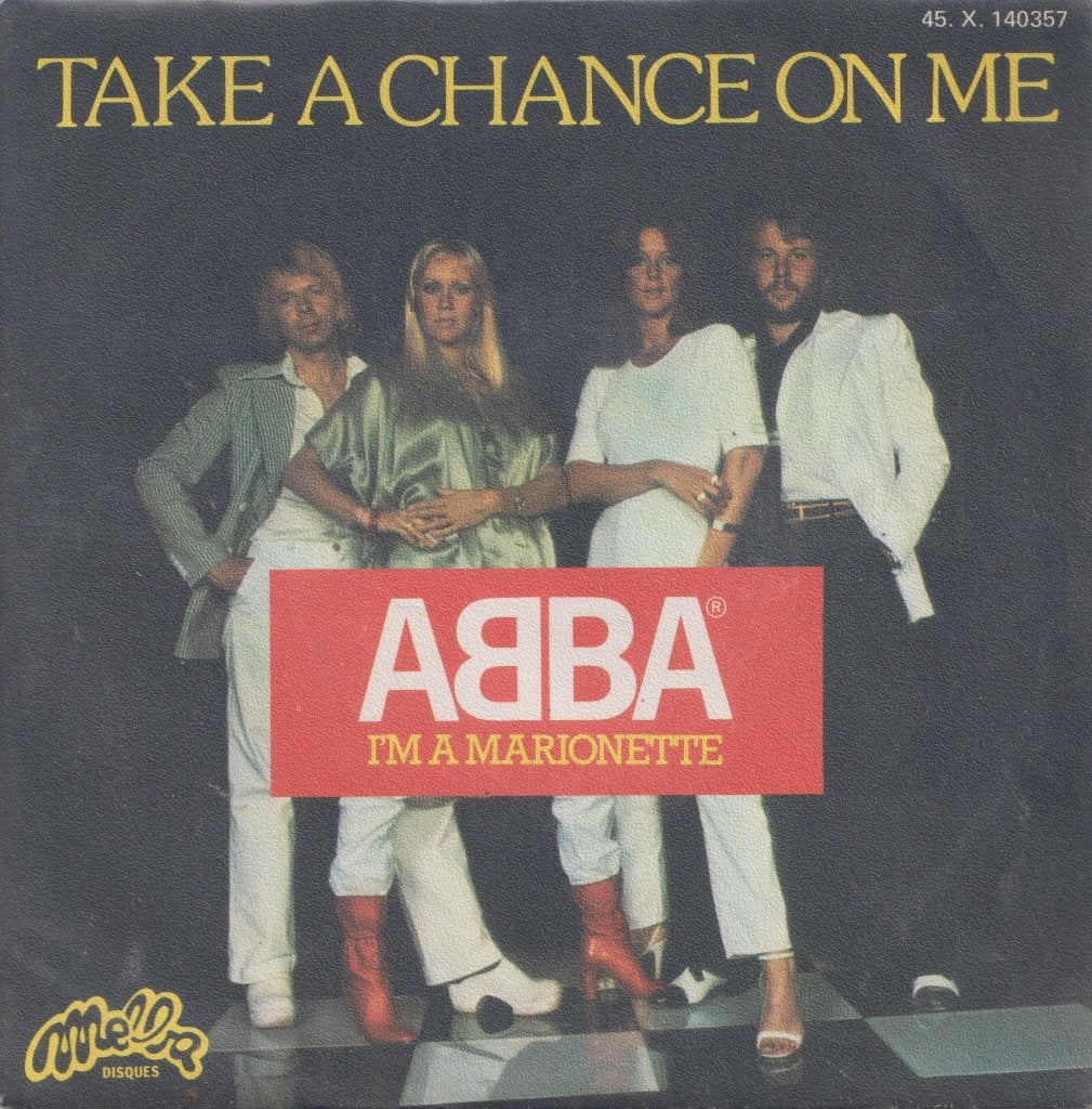 ABBA – Take a chance on me / I’m a marionette - Single, Enlèvement ou Envoi, Utilisé, 7 inch, Pop