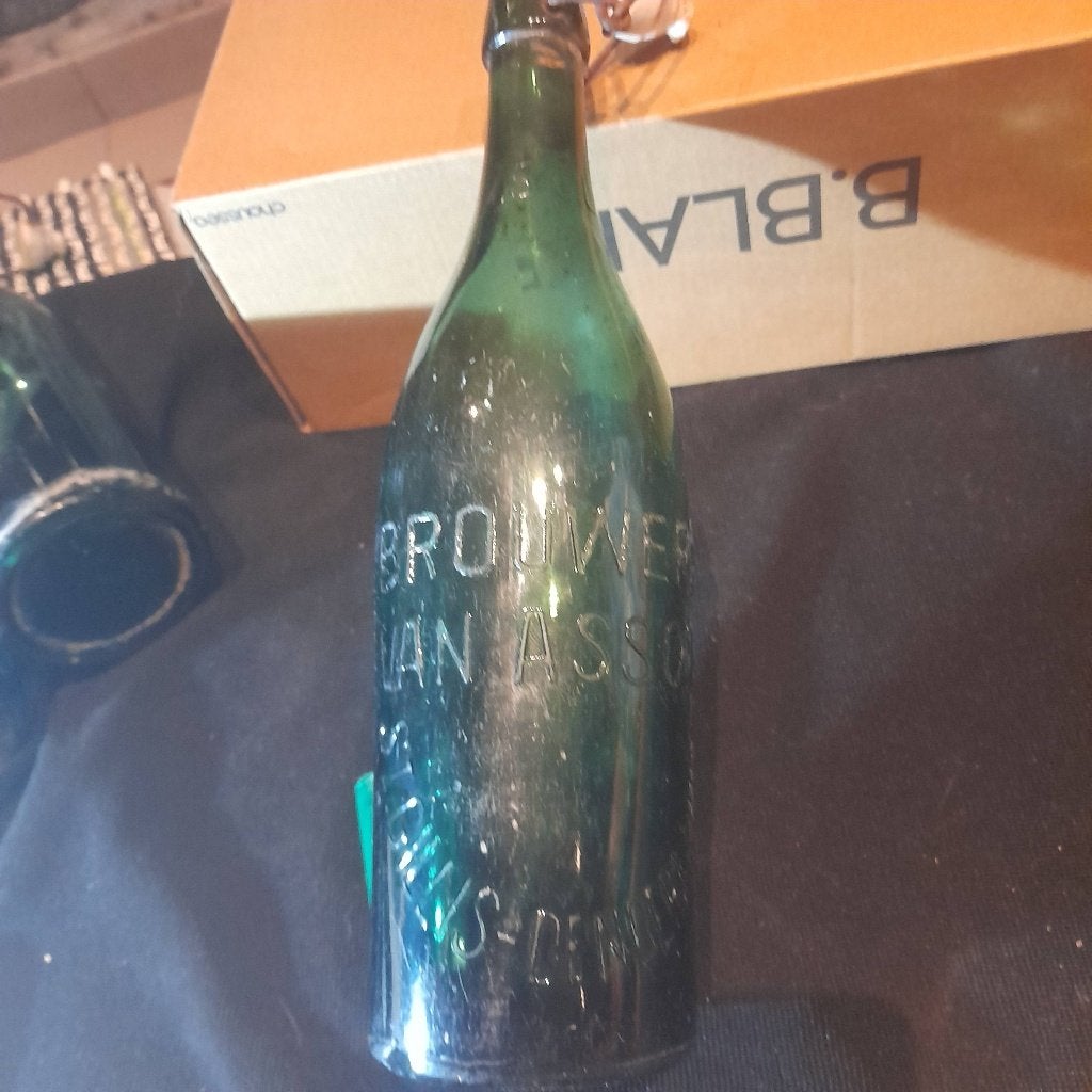 Oude Fles 75 cl Brouwerij Van Assche St Gilles Dendermonde, Ophalen of Verzenden, Zo goed als nieuw, Overige merken