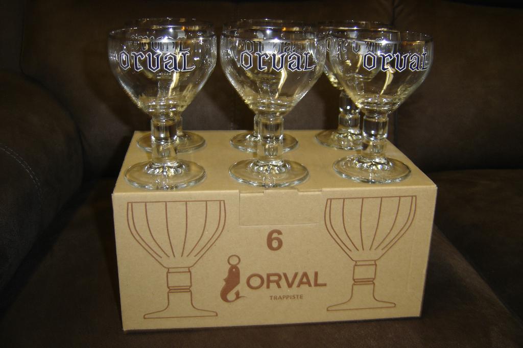 6 Verres Orval 33 cl, Enlèvement