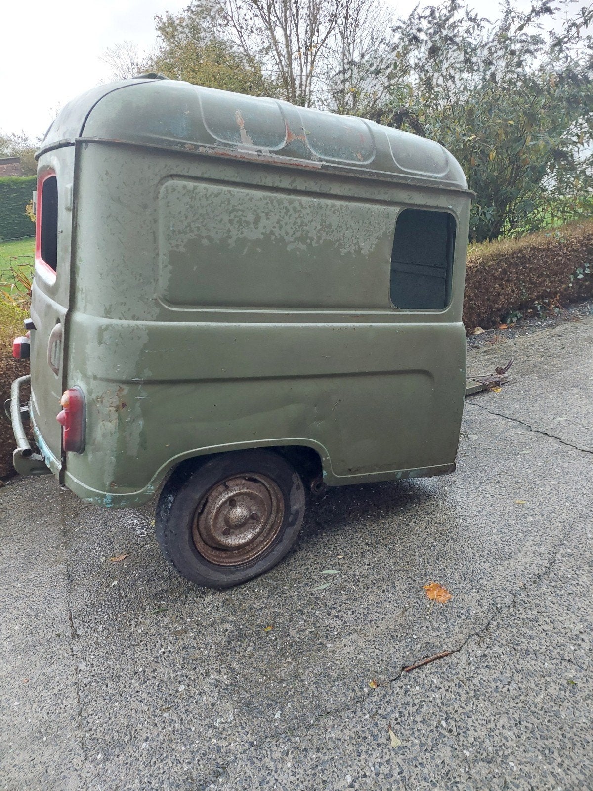 Remorque renault 4l, Ophalen
