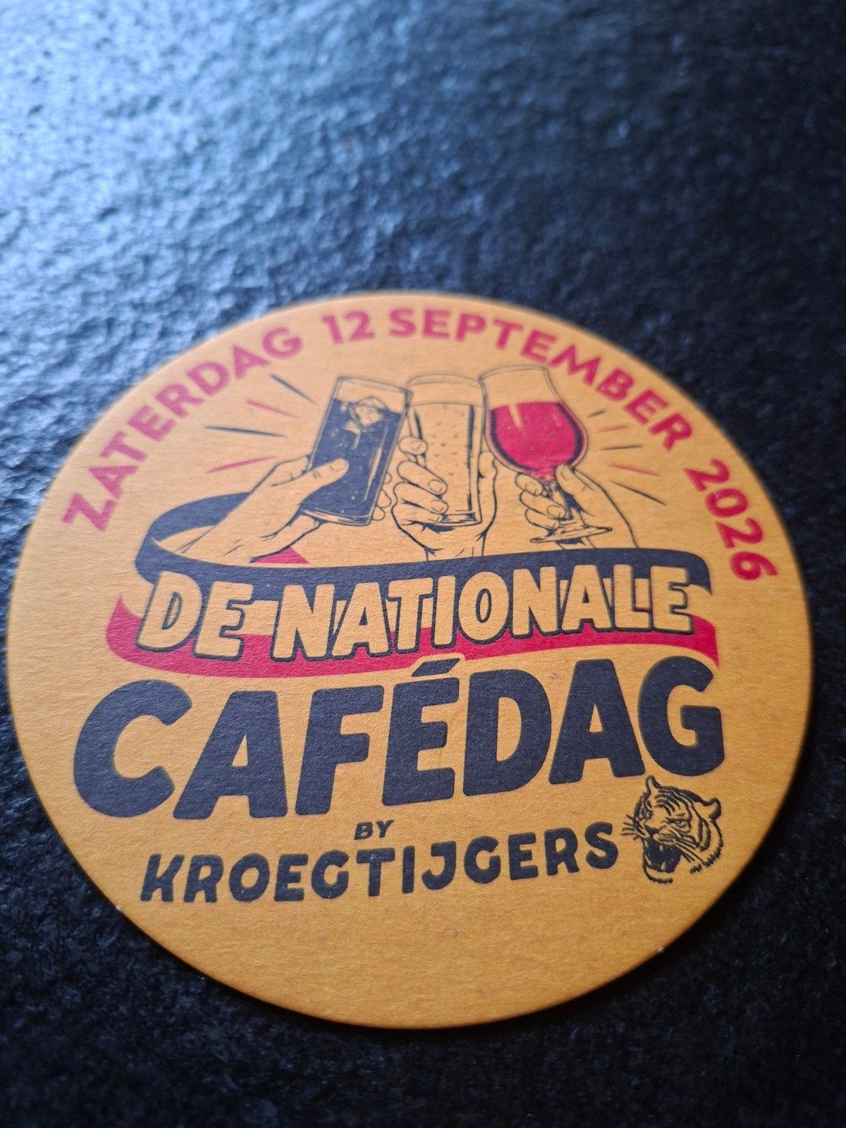 Bierviltje Nationale Cafedag, Verzamelen, Ophalen of Verzenden, Duvel