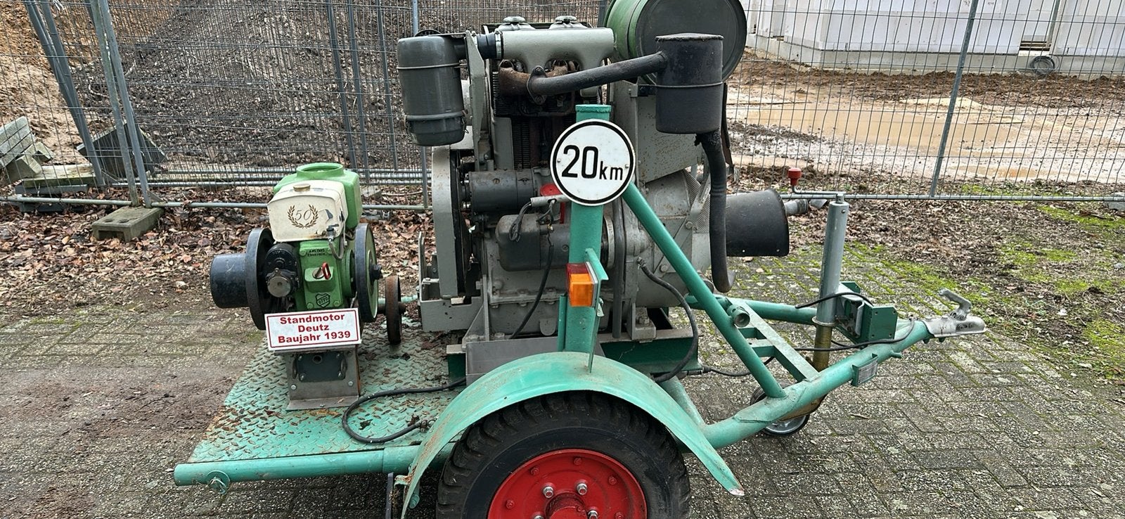 Moteur stationnaire Deutz Fl 2 501, Enlèvement, Comme neuf