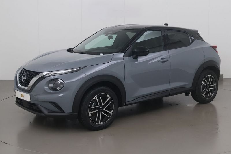 Nissan Juke 1.0 dig-t n-connecta 114 AT, Autos, Nissan, Argent ou Gris, Achat, Euro 6, Noir