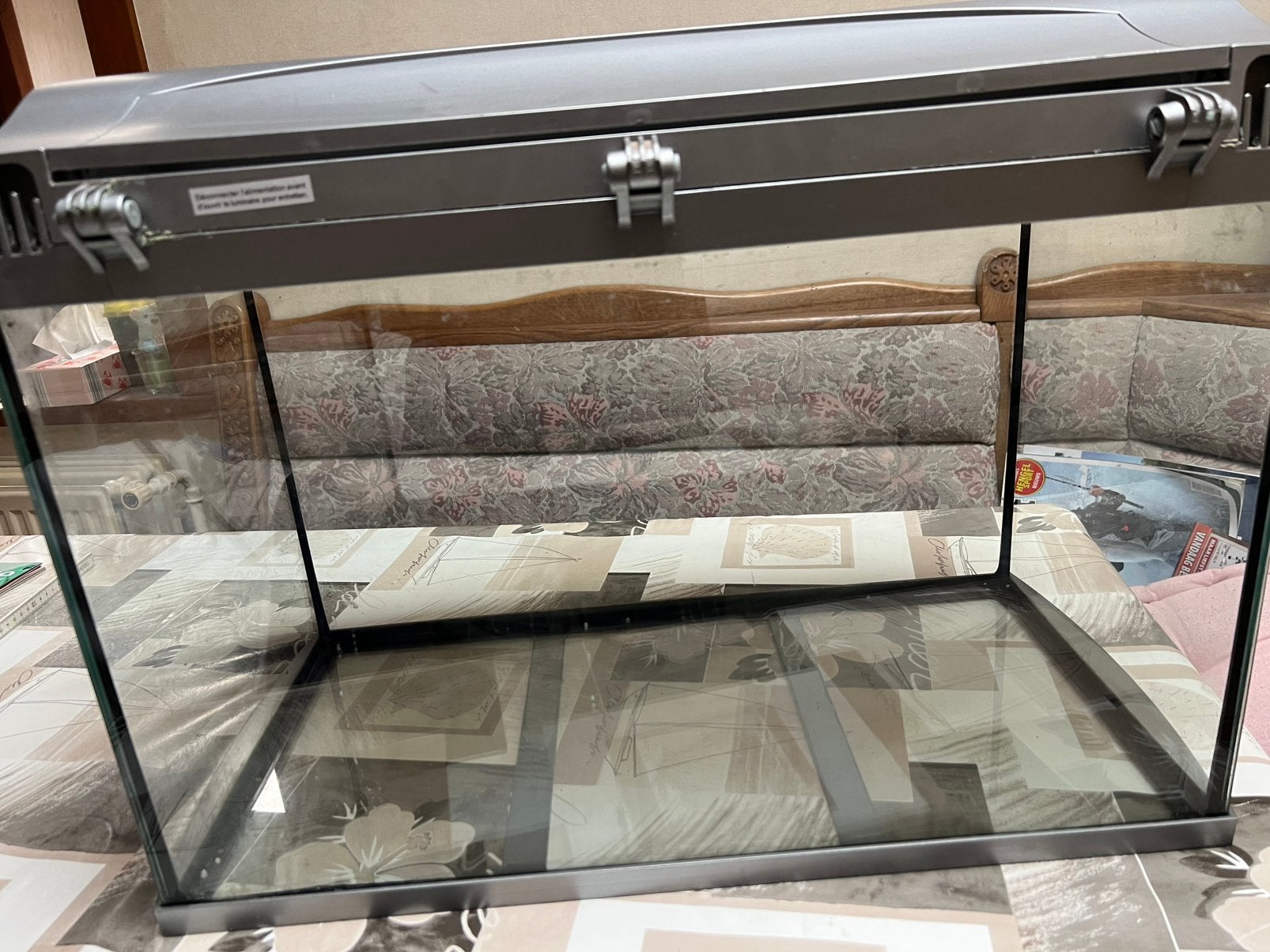 Aquarium of terrarium, Dieren en Toebehoren, Ophalen, Gebruikt, Tetra, Inclusief deksel