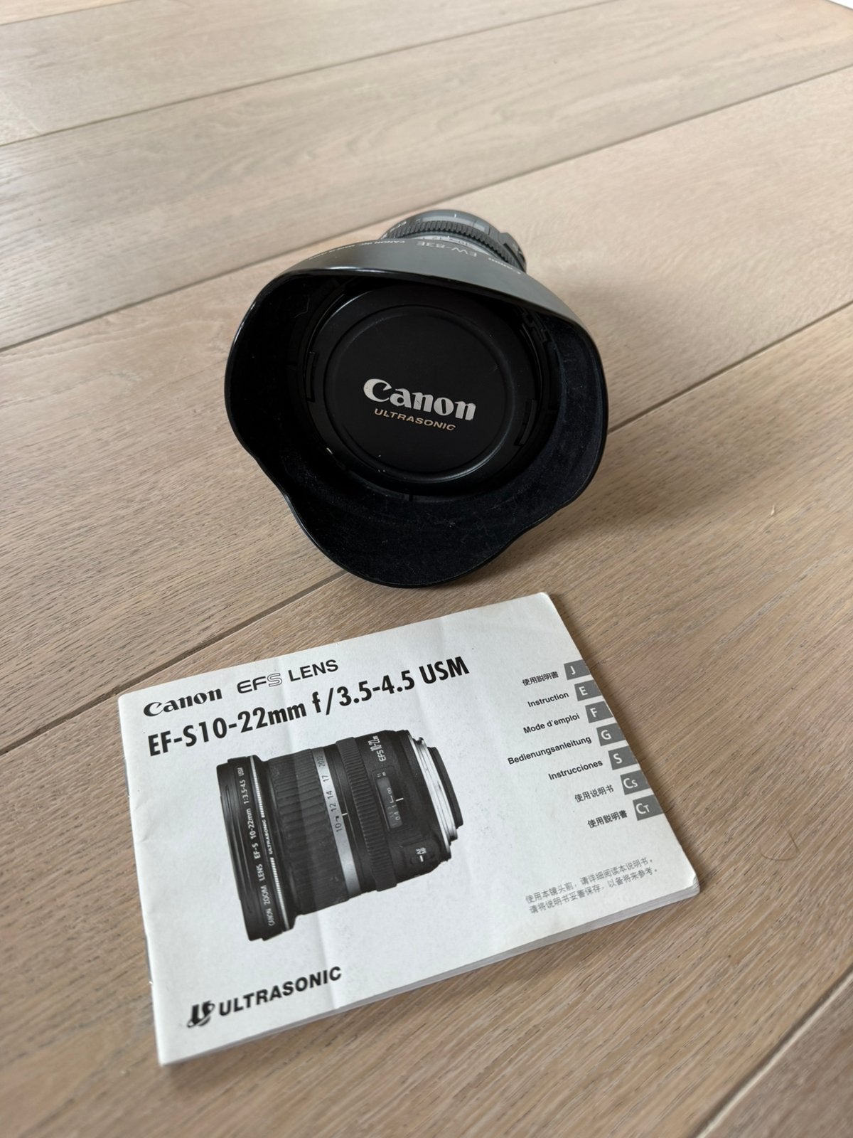 Canon EF-S 10-22mm f/3.5-4.5 USM groothoeklens., Audio, Tv en Foto, Foto | Lenzen en Objectieven, Canon, Autofocus, Zo goed als nieuw