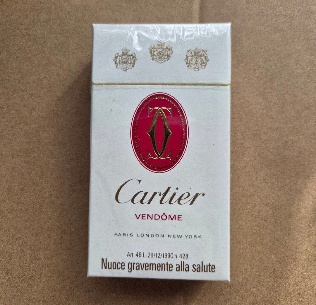 oud pakje sigaretten Cartier Vendôme, Verzamelen, Rookartikelen, Aanstekers en Luciferdoosjes, Ophalen of Verzenden