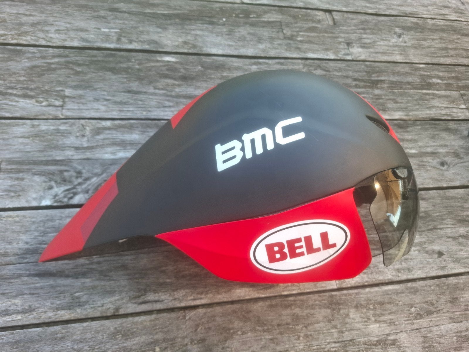 BMC BELL TT helm tijdrithelm, Ophalen, Zo goed als nieuw, Bell
