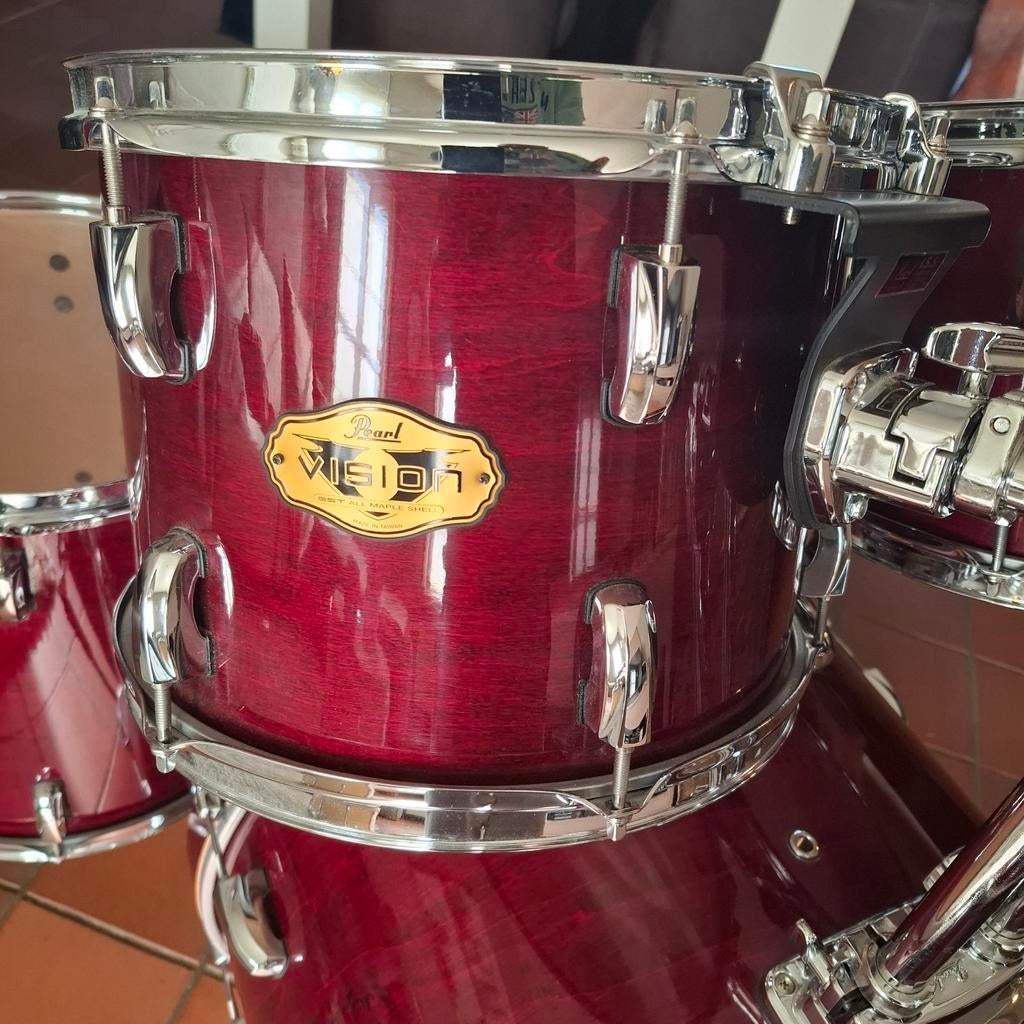 Pearl vision maple professioneel mooi gelakt drumstel zgst, Muziek en Instrumenten, Ophalen, Zo goed als nieuw