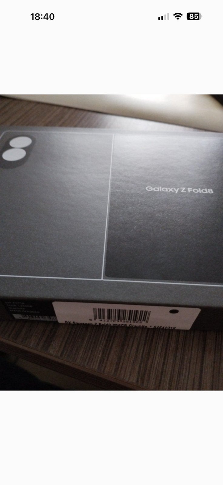samsung fold 8 256 gb violet, Electroménager, Enlèvement, Comme neuf