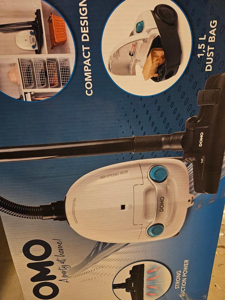 DOMO stofzuiger nieuw, Ophalen