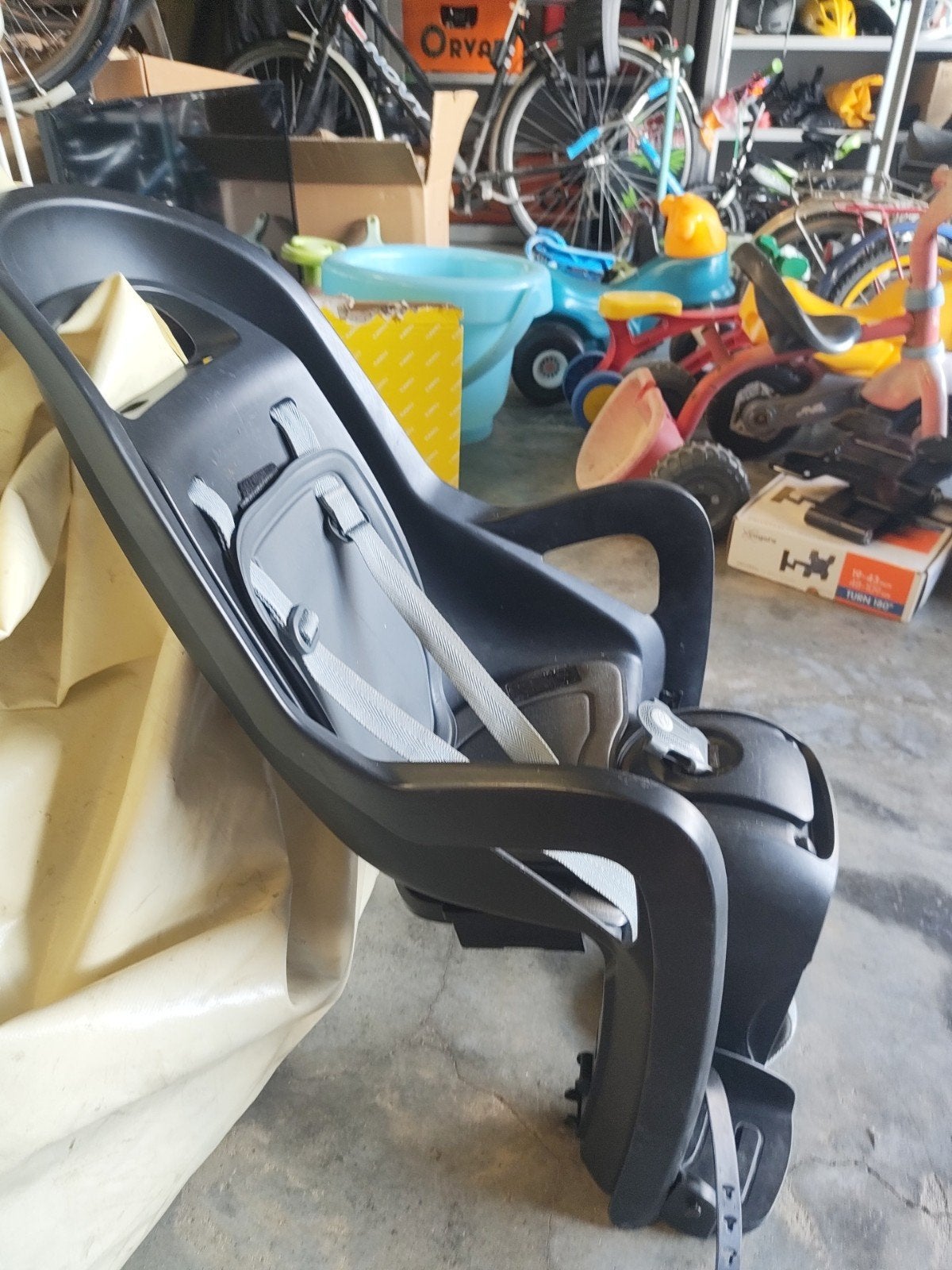 Kinderzitje fiets polisport, Kinderen en Baby's, Autostoeltjes, Ophalen