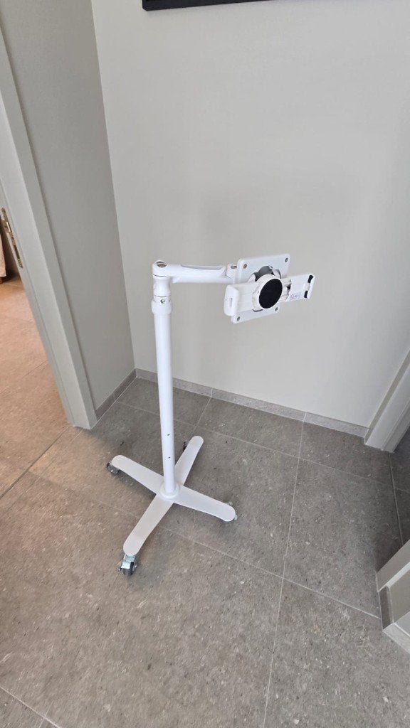 Compulocks Rise Freedom tablet/monitor staander, VESA WIT, Ophalen, 100 tot 150 cm, Zo goed als nieuw, Compulocks / Maclocks