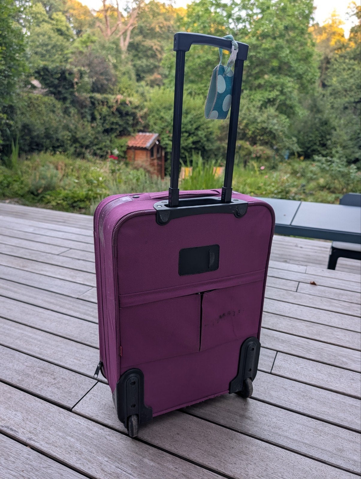 Étui de voyage à roulettes pratique et compact, Enlèvement