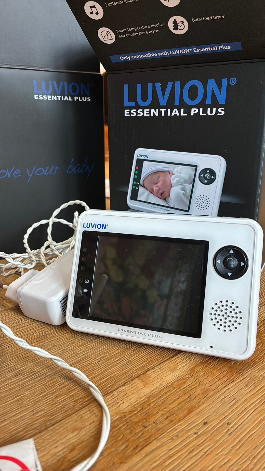 Luvion Essential Plus Beeldbabyfoon, Ophalen, Zo goed als nieuw, Camera