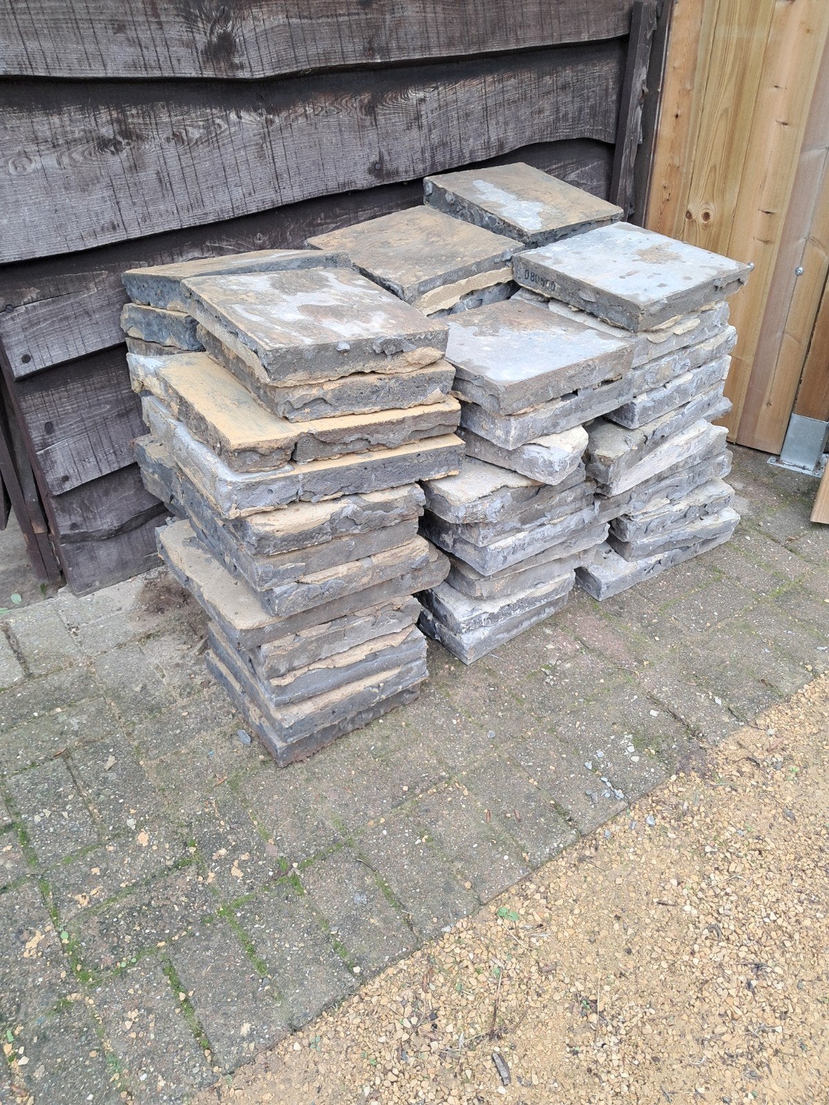 betonnen terras tegels, Tuin en Terras, Ophalen