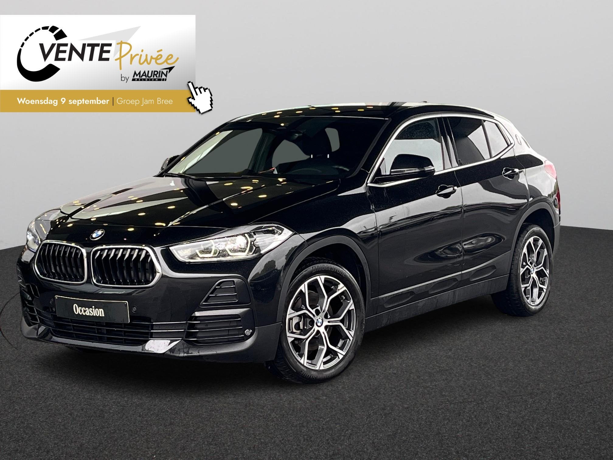 BMW X2 SDrive18d (automatique), Autos, Noir, 5 portes, Automatique, Tissu