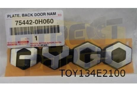 Toyota Aygo embleem tekst ''Aygo'' achterruit Origineel!  75, Autos : Pièces & Accessoires, Neuf, -, -, Toyota