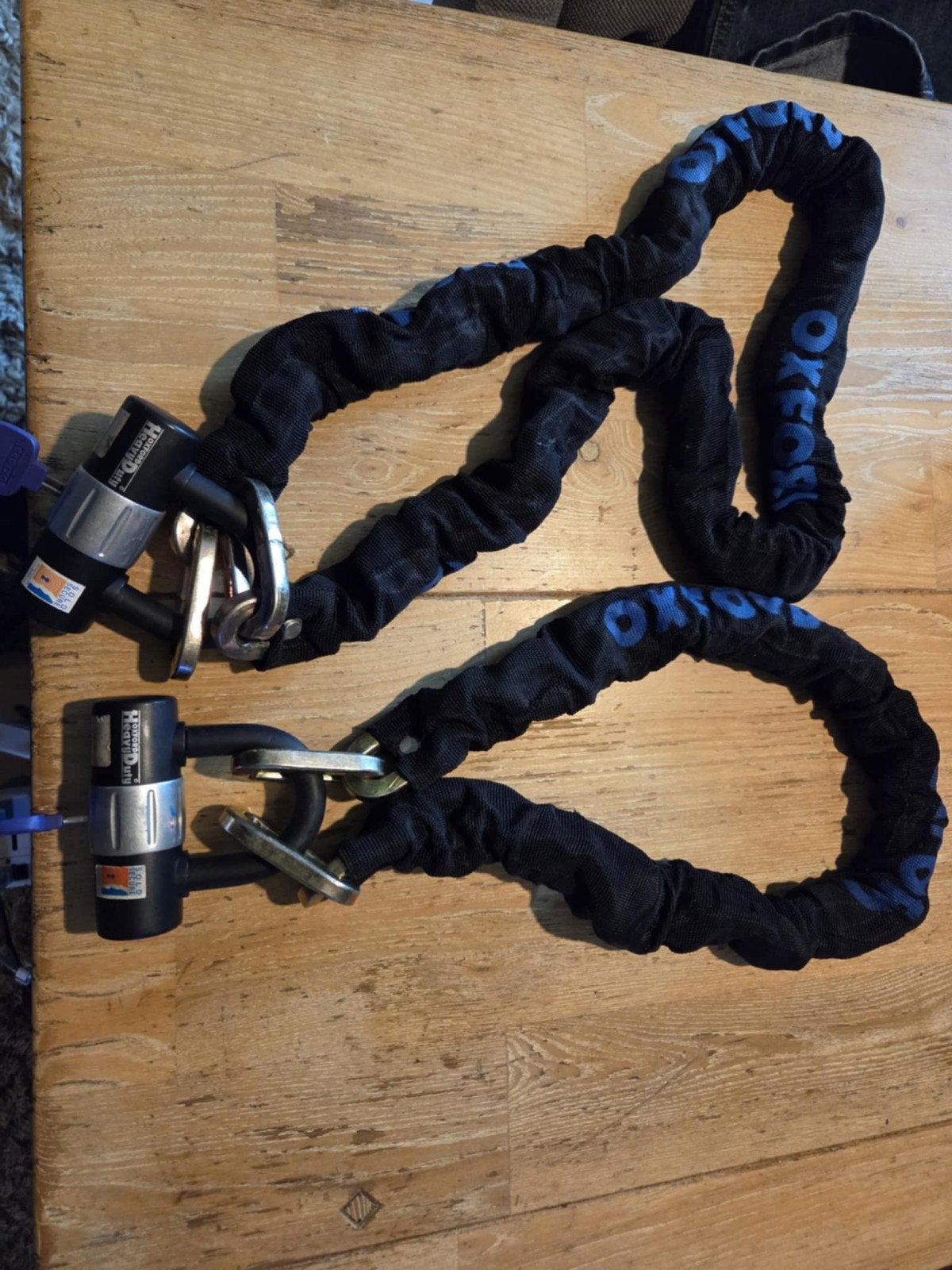 2 ketting sloten met bagagerol, Motos, Accessoires | Cadenas, Enlèvement
