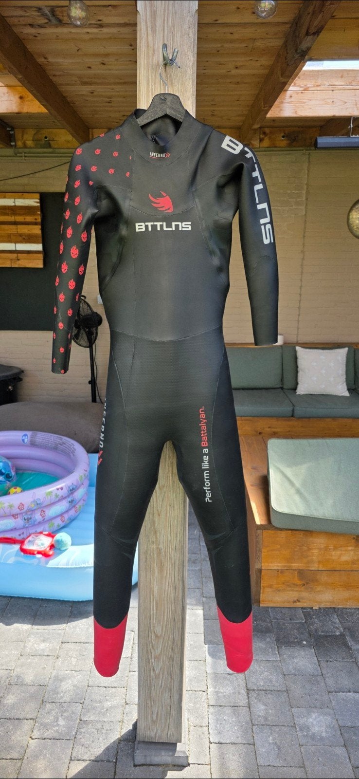 BTTLNS Inferno 2.0 Wetsuit (Maat L) zo goed als nieuw, Watersport en Boten, Ophalen, Zo goed als nieuw, Heer, Wetsuit