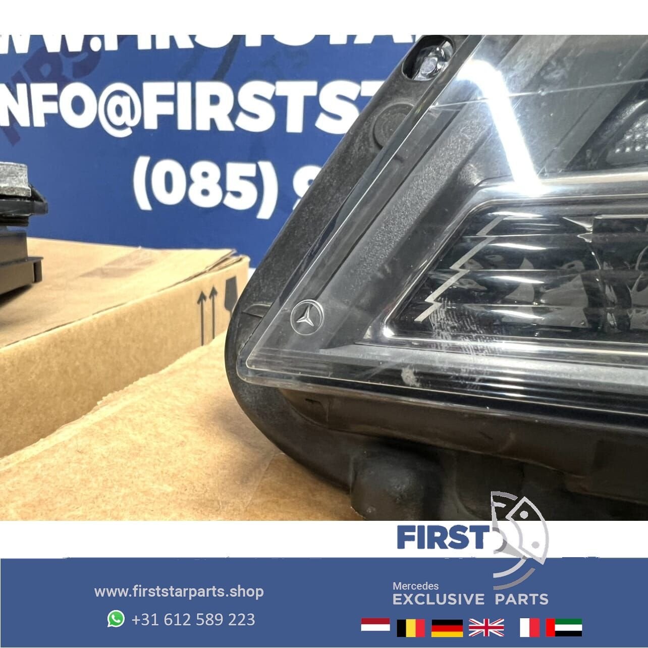 W204 A2048204739 ILS KOPLAMP LINKS Mercedes C Klasse FACELIF, Auto-onderdelen, Gebruikt, -, Ophalen of Verzenden, -