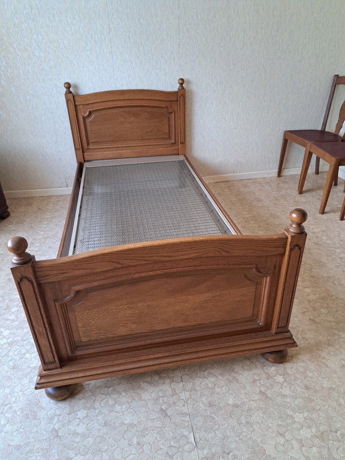 eiken bed, Antiek en Kunst, Ophalen