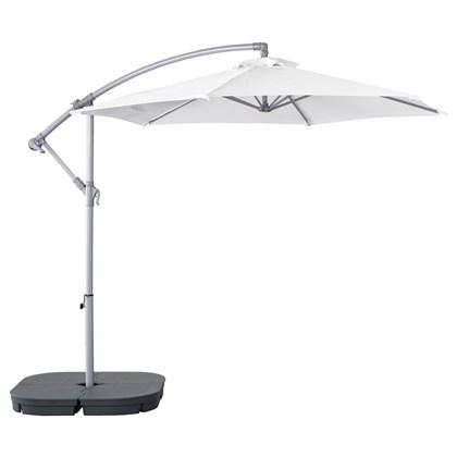 Parasol flottant IKEA KARLSÖ — Base SVARTÖ incluse (300 cm), Enlèvement, Utilisé, 3 à 4 mètres, Parasol flottant