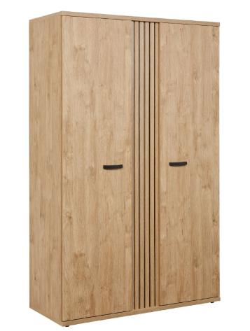 NIEUW/ONGEOPEND Kleerkast Camille 125cm - decor - golden oak, Neuf, 25 à 50 cm, Avec espace de penderie, 100 à 150 cm