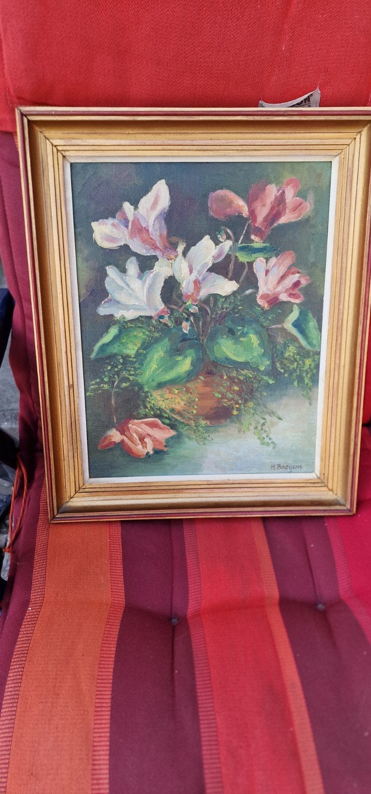 Schilderij schilderij van H. Baeyens, Antiek en Kunst, Ophalen