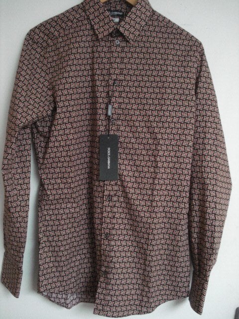 Dolce & Gabbana hemd lange mouwen 39 Speelkaarten, Verzenden, Nieuw, Halswijdte 39/40 (M), D&G