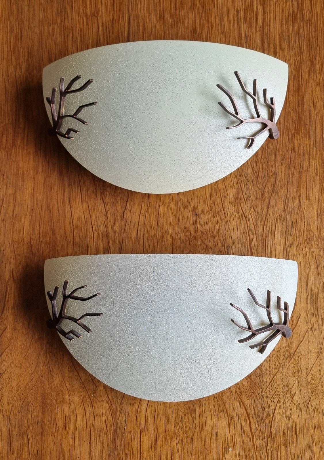 Lot de 2 Appliques murales crème, Maison & Meubles, Lampes | Appliques, Verre, Enlèvement ou Envoi