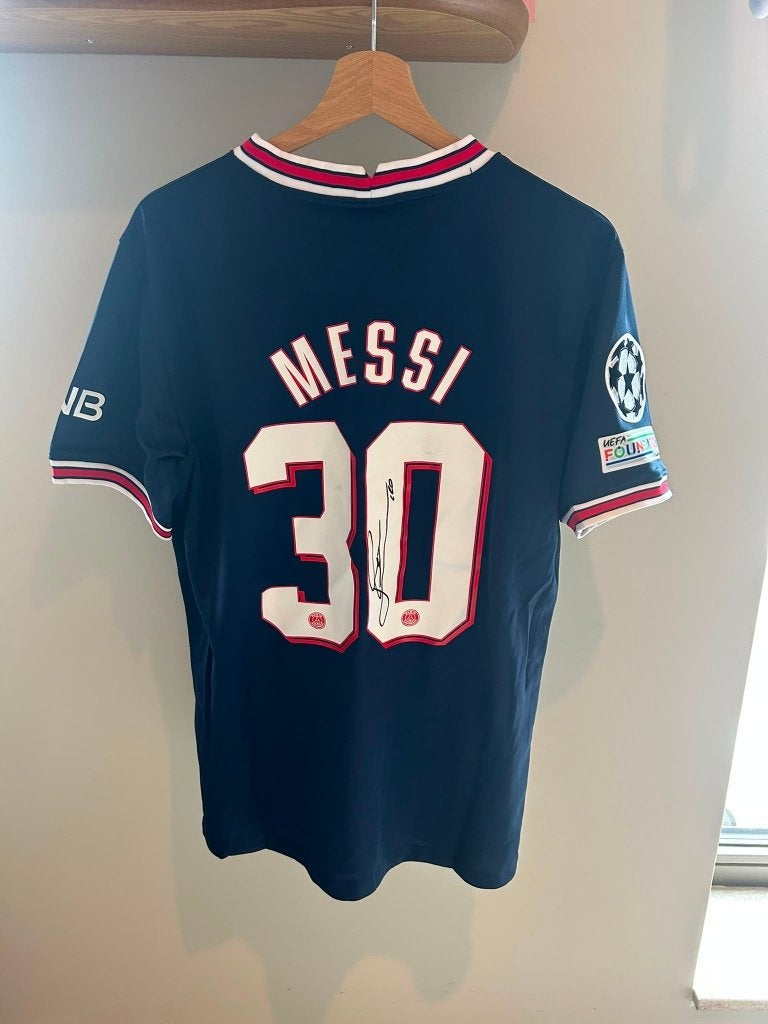 Gesigneerd Messi PSG shirt met certificaat, Ophalen of Verzenden, Nieuw, Shirt