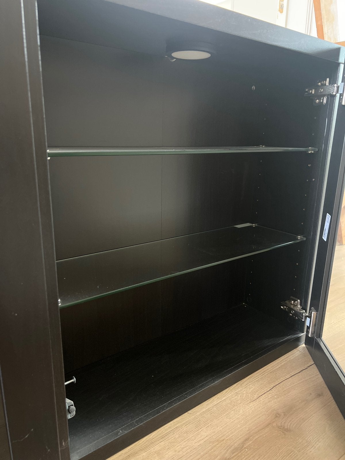 Ikea BESTA met verlichting, Ophalen, Overige houtsoorten, Minder dan 150 cm, Minder dan 25 cm
