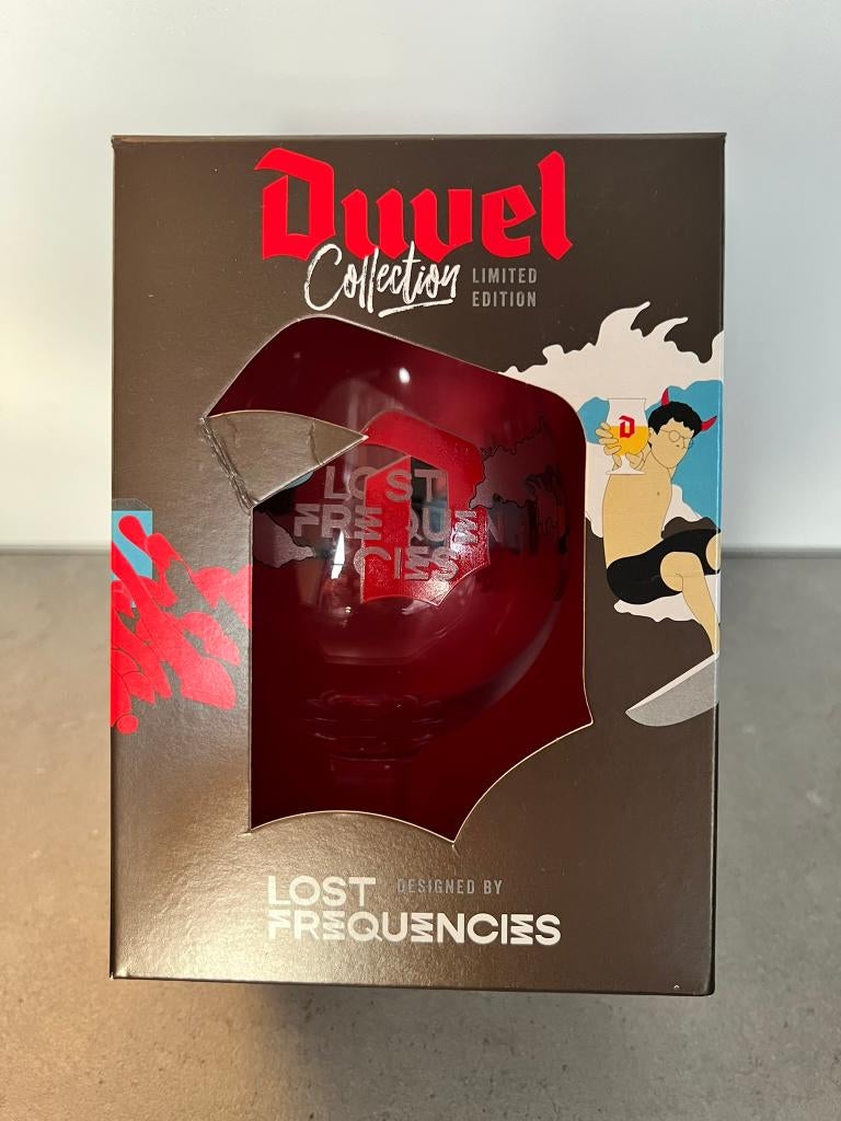 Duvel glas Lost Frequencies, Verzamelen, Glas en Drinkglazen, Ophalen of Verzenden, Nieuw, Bierglas
