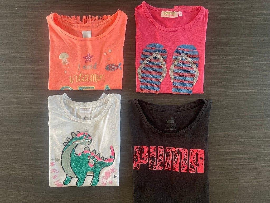 T-shirts, Kinderen en Baby's, Kinderkleding | Maat 128, Gebruikt, Meisje, Ophalen of Verzenden, Someone