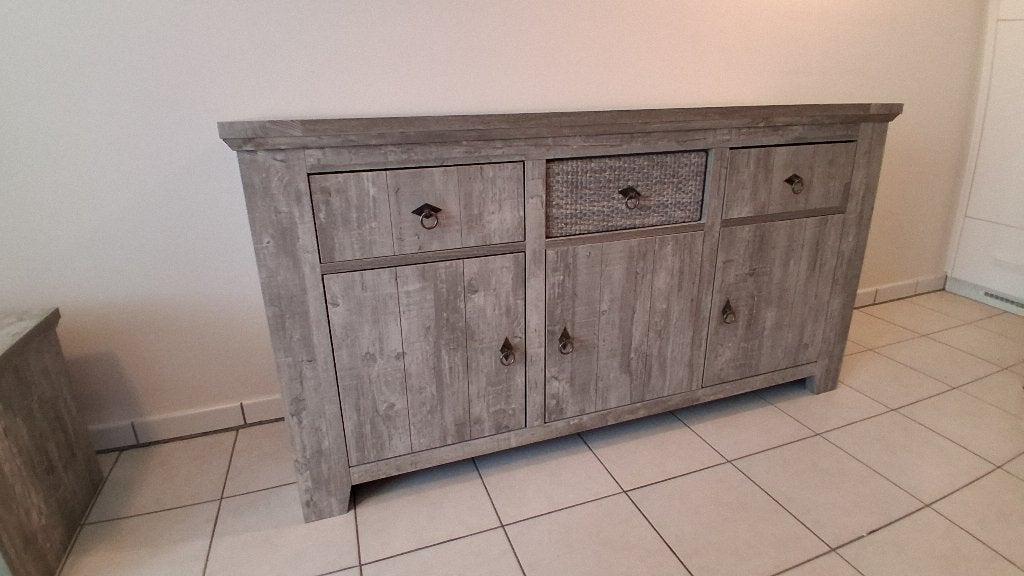 Eetplaats MODERN LANDELIJK, Huis en Inrichting, Ophalen, Zo goed als nieuw, Modern landelijk, 4 tot 6 stoelen