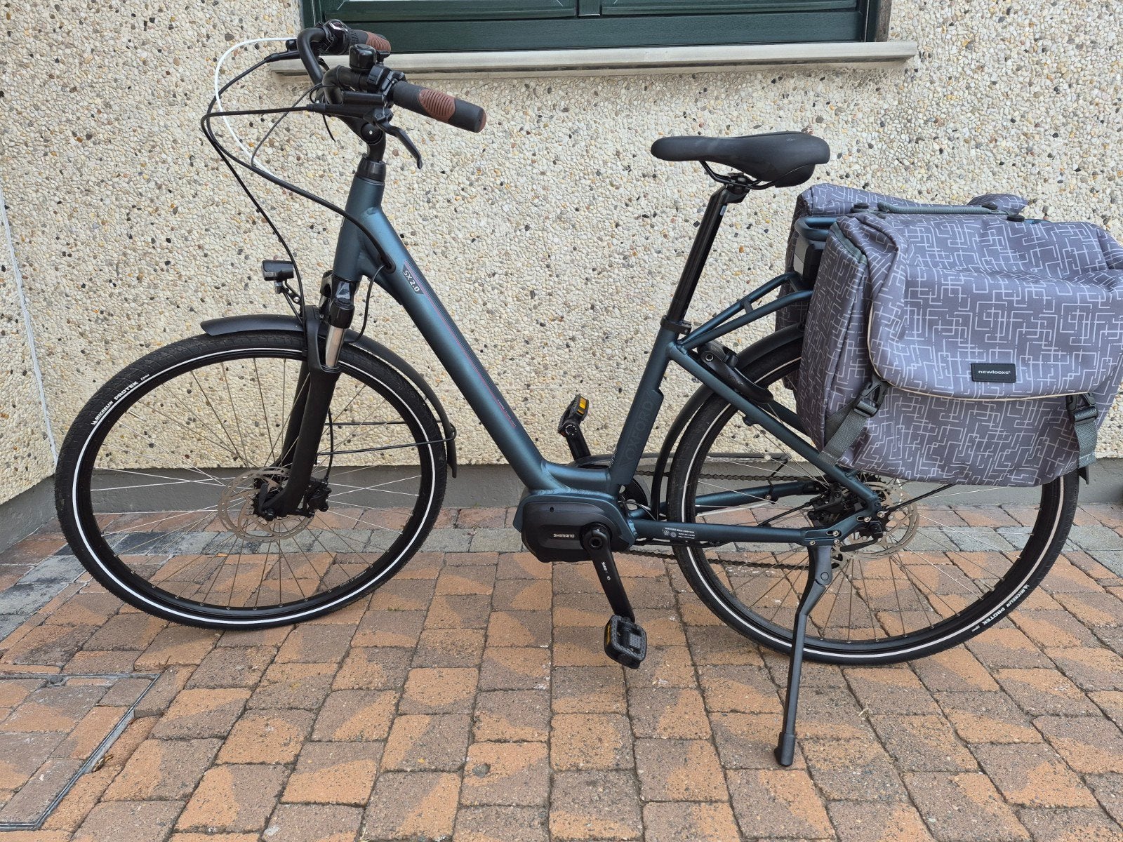 Oxford electrische fiets maat 43 als nieuw, Fietsen en Brommers, Elektrische fietsen, Zo goed als nieuw, Minder dan 47 cm, 50 km per accu of meer