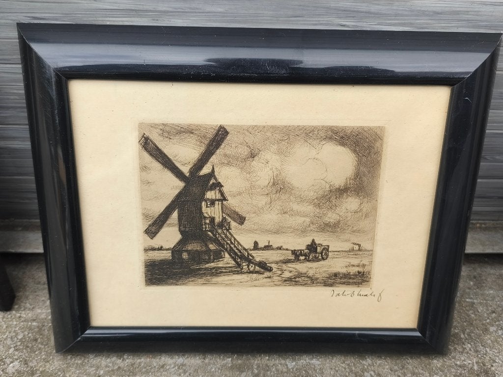 Gravure signe Jacob smith, Antiek en Kunst, Ophalen, Gravure