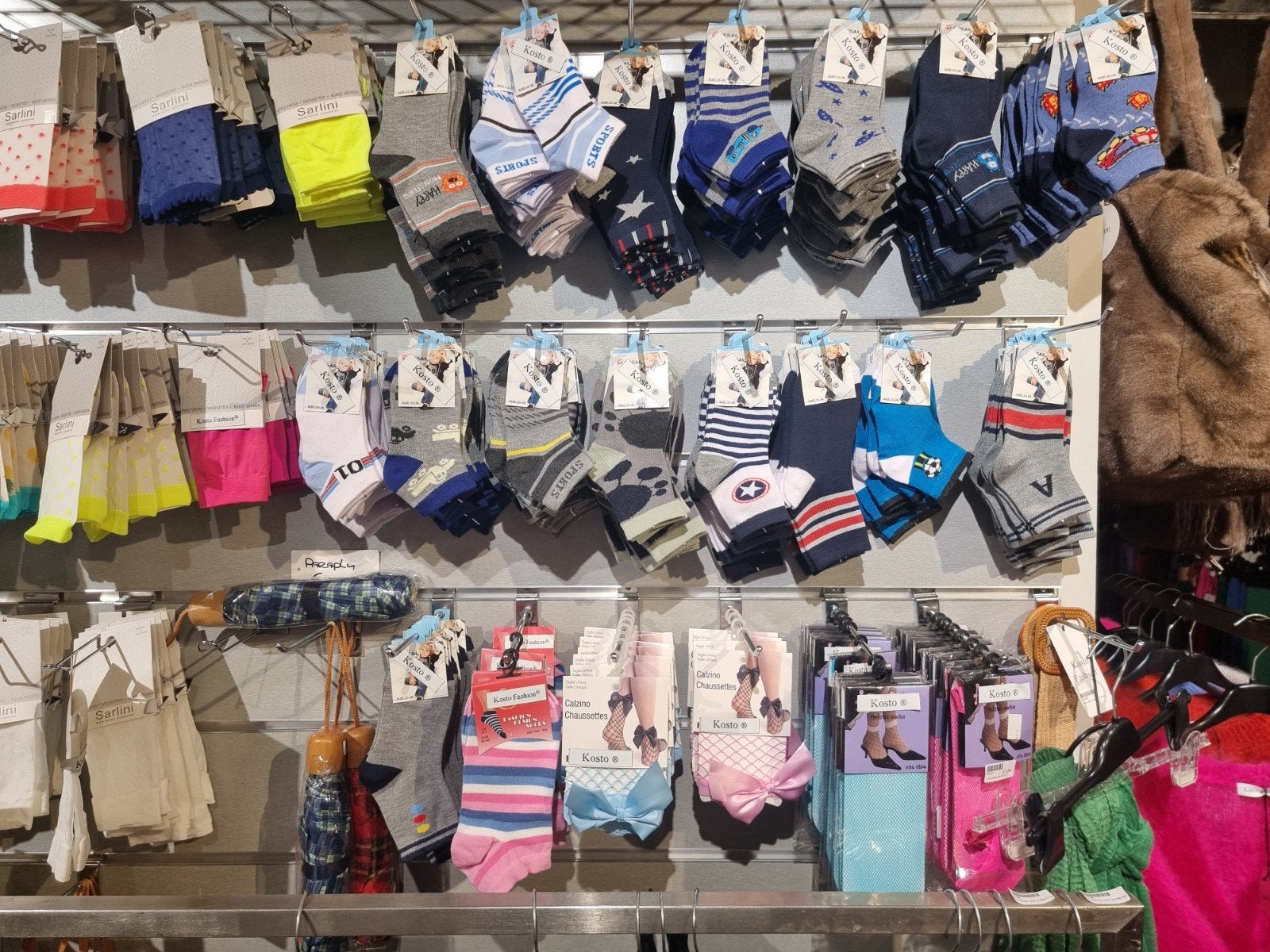 Lot de chaussettes neuves pour enfants, motifs variés, Enlèvement