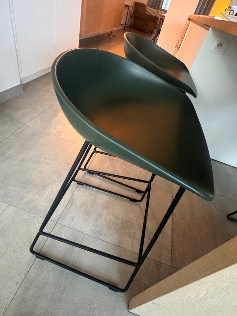 HAY bar kruk, Ophalen, Met voetsteun, 60 tot 90 cm, Zo goed als nieuw