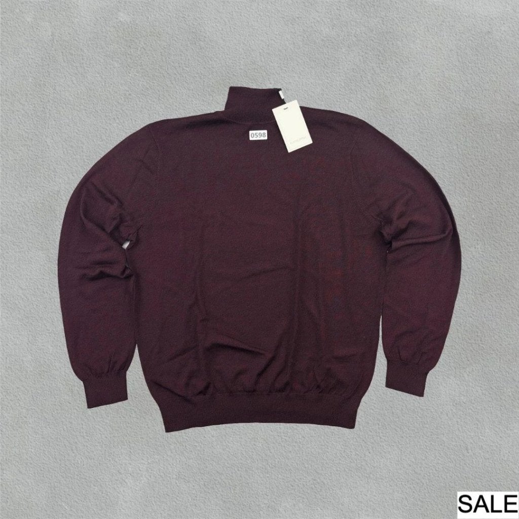 (598) Burgundy Suitsupply Turtleneck -  XXL - New With Tags, Vêtements | Hommes, Autres tailles, Suitsupply, Envoi, Neuf