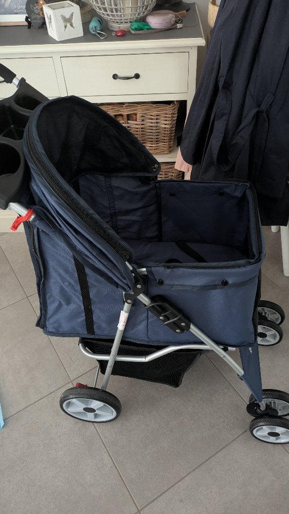 Opvouwbare honden buggy ., Topmast, Enlèvement, Neuf, Poussette pour chien