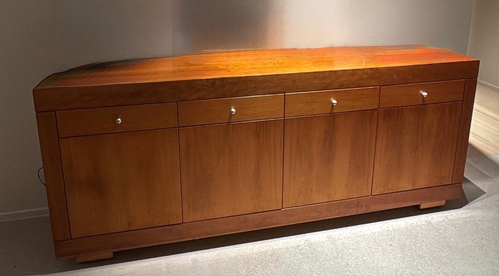 Malofancon dressoir in kersenhout, 215 cm, Huis en Inrichting, Ophalen, Met lade(s), Zo goed als nieuw, 200 cm of meer