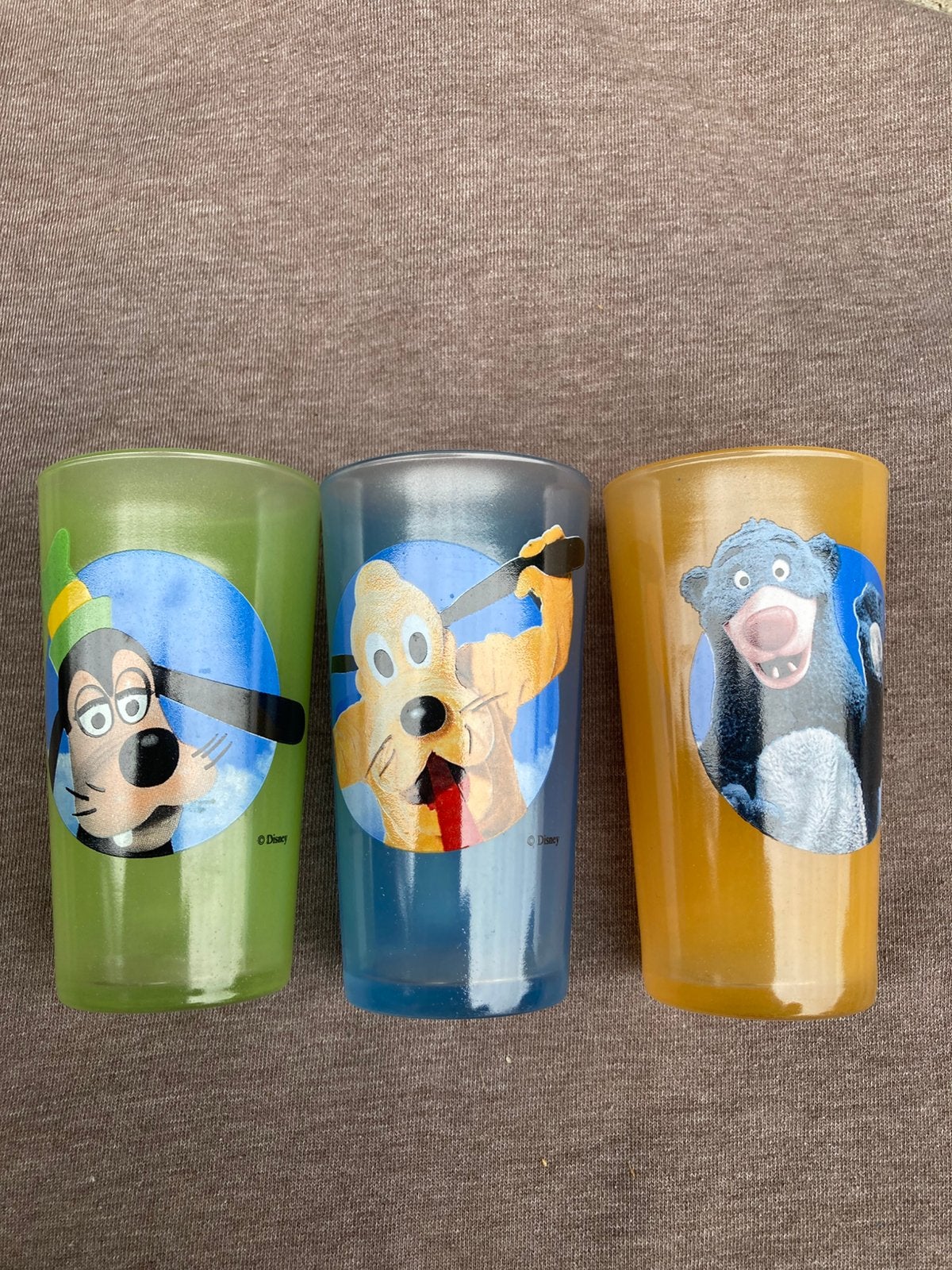 Disney glazen, Verzamelen, Disney, Ophalen, Overige figuren, Zo goed als nieuw, Servies