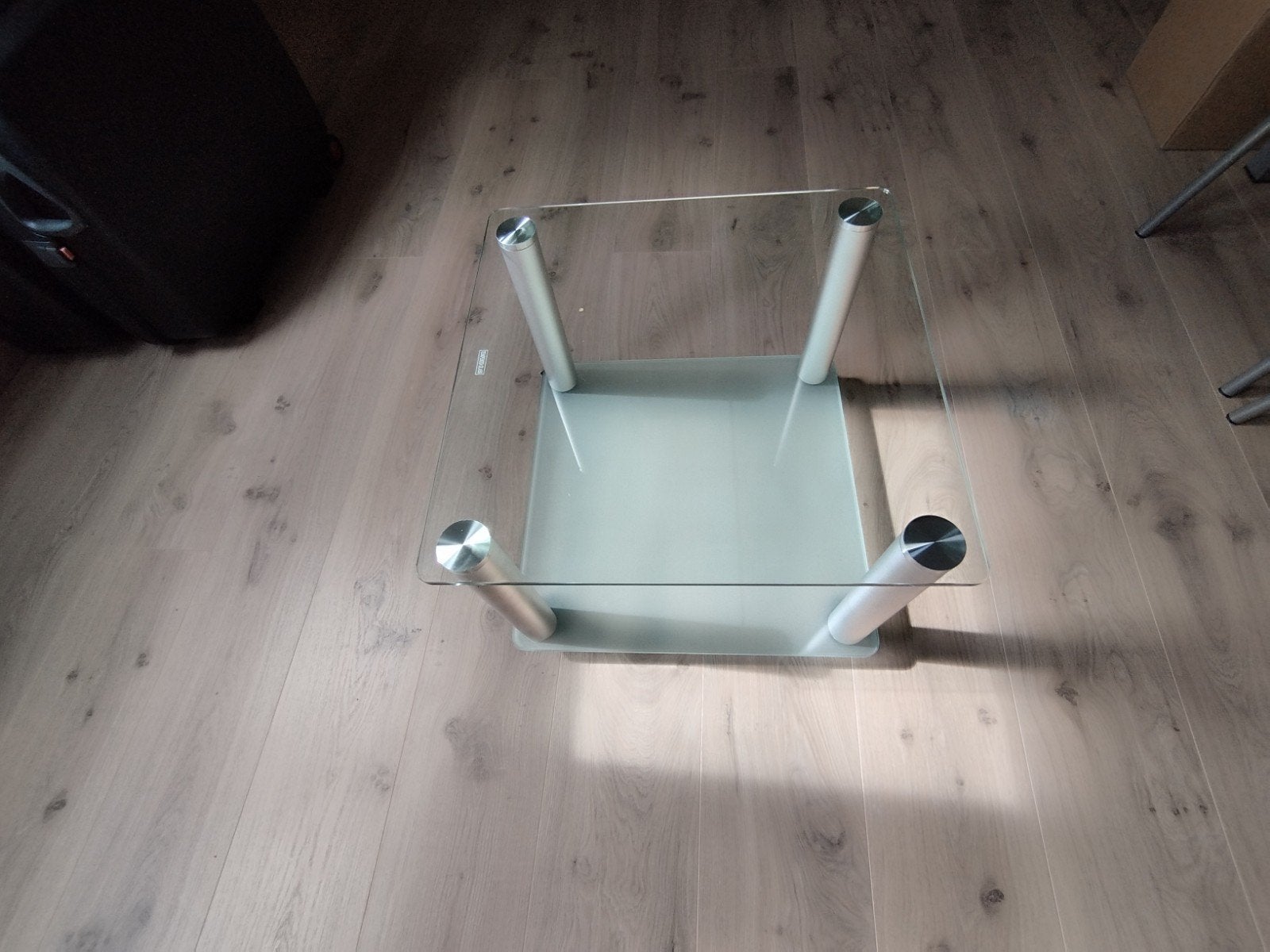 salontafel, Ophalen, Zo goed als nieuw, Vierkant, Glas