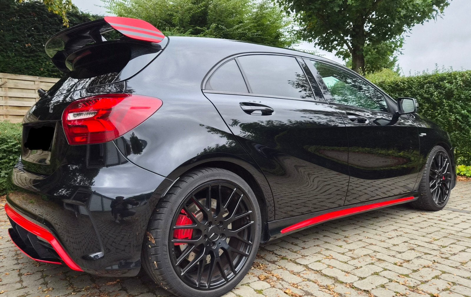 Mercedes AMG A45 Turbo 4Matic, Auto's, Automaat, Dealer onderhouden, 4 cilinders, Zwart