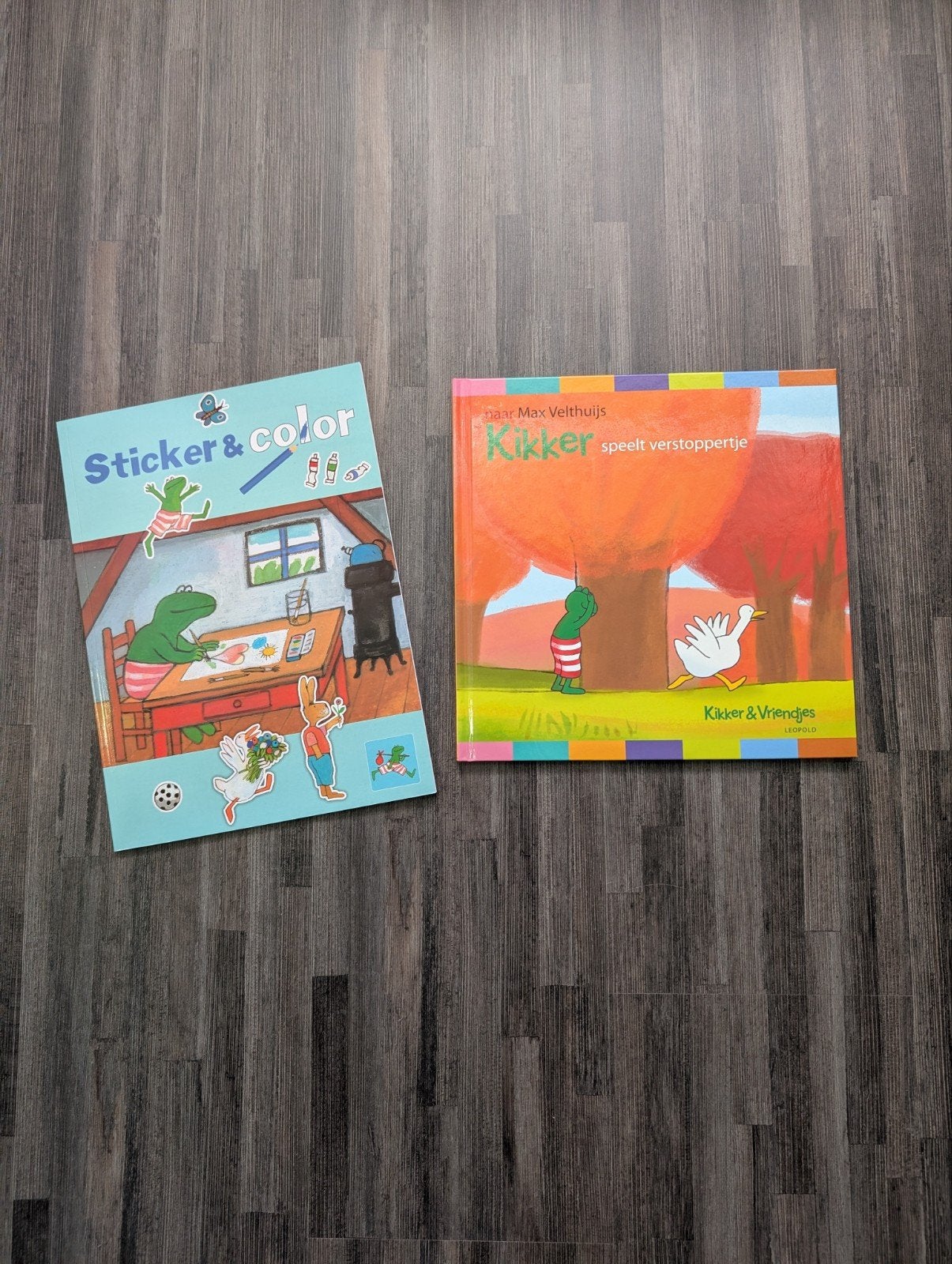Boek Kikker speelt verstoppertje + nieuwe kleurboek, Boeken, Ophalen, Nieuw, Max Velthuijs, Prentenboek