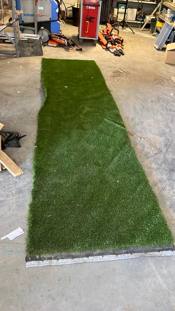 4m2 kunstgras, Tuin en Terras, Ophalen, Zo goed als nieuw, Gras