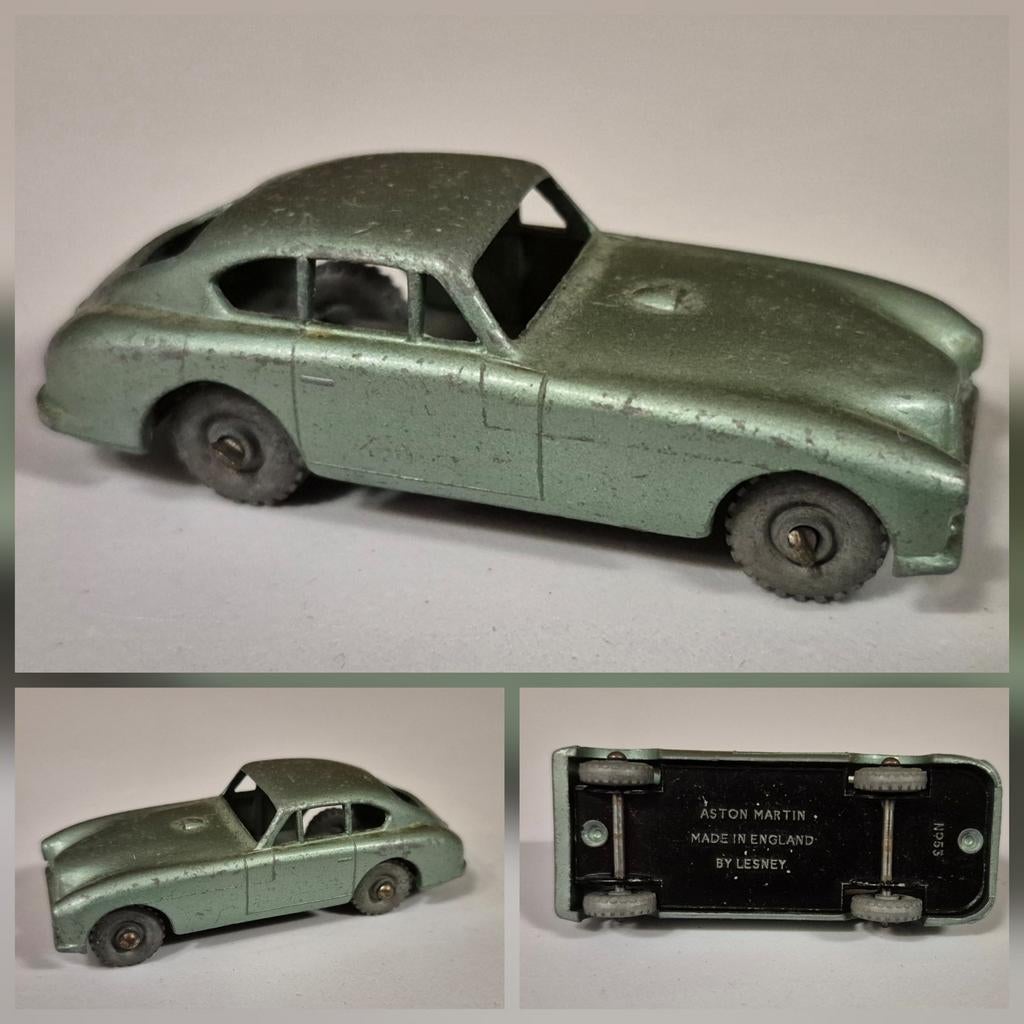 Matchbox Lesney 53-A 1958 Aston Martin, Enlèvement ou Envoi, Utilisé, Voiture