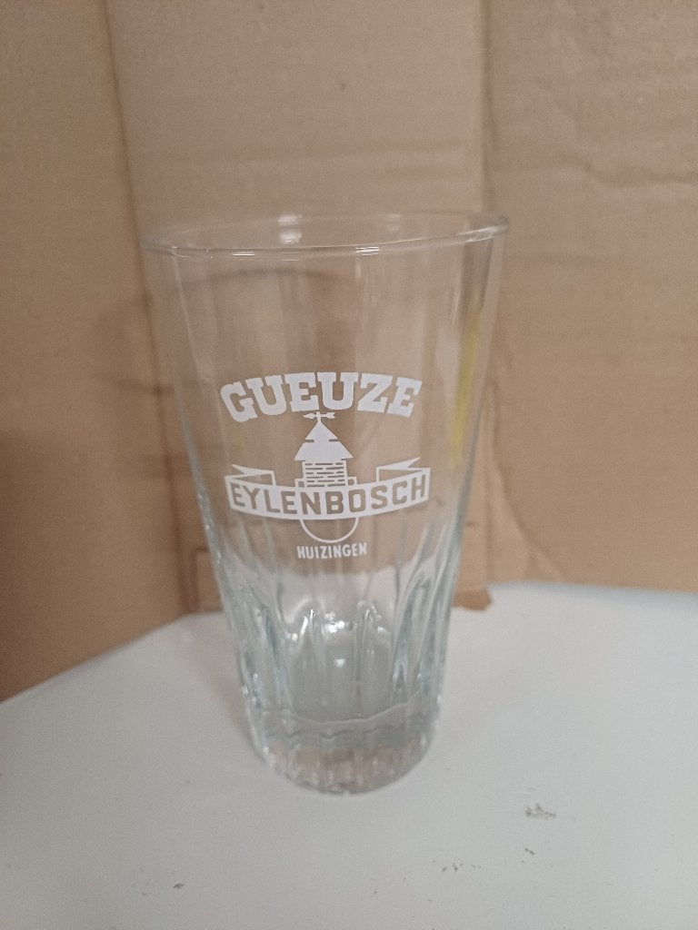 Ancien verre à bière gueuze Eylenbosch Huizingen, Envoi